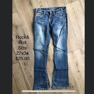Rock and Roll jeans size 27x34